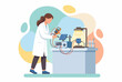 © gudang - Female Scientist Conducting Solar Energy Research in Laboratory