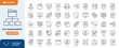 © Cetacons - File Management icon set. Contain icons related to file, management, Document, folder, organization, archive, storage, and more. Editable stroke. Vector illustration