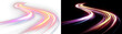 © Payl - Neon glowing highway motion traffic speed lines abstract futuristic road energy illustration design flow.