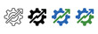 © Vector Lab 05 - Operational Excellence Vector Icon Featuring Production Growth Symbols, Efficiency Indicators, and Business Performance Illustration