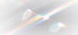 © Extrastock - Abstract rainbow holographic glow with crystal prism rays. Vibrant light leak and lens flare on gradient space. Futuristic overlay for creative backgrounds.