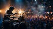 © Sovereign - Professional drummer performing on stage at a live music concert event
