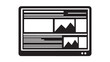 © Kanishka - Web browser window icon showing a modern webpage layout with content blocks, images, and navigation elements