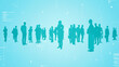 © metamorworks - Multinational people and digital technology concept visual.