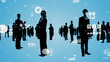 © metamorworks - Multinational people and statistical data concept visual.