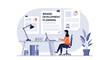 © Yap - Minimalist Office Scene with Modern Workspace and Professional Design Elements