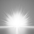 © PHOUVONG  - Ethereal glowing abstraction of pure white light expanding infinitely across a minimalist blank space background, empty, celestial, graphic