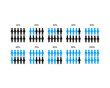 © peppastocker - Visual representation of percentages using groups of people icons