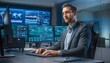 © PrabuanaAndika - Cybersecurity Expert Working in High-Tech Security Operations Center