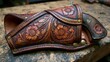 © vlntn - Intricate Handcrafted Leather Holster Design
