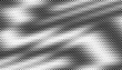 © Yero06 - Black and white abstract geometric pattern with smooth transition of diagonal lines effect for modern background and jersey design element. Editable graphic resource. Vector Format Illustration. EPS10