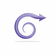 © chanifahmochamadgbrl - Purple Swirl Arrow