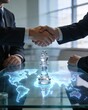 © Rattiya - Business handshake symbolizing global partnership and strategic leadership.