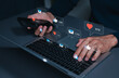 © Supatman - Social media engagement and digital marketing communication concept. Social media marketing, message, email notification, audience interaction, content reach, campaign online advertising target market