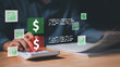 © Images for you - Accountants analyze financial statements through accounting management, budget planning, revenue tracking, cost control, profitability assessment, financial reporting, business performance evaluation