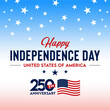 © Deepak - American 250 Years Fourth of July Celebration Square Banner