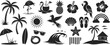 © Basu Official  - Tropical Summer Icon Set