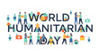 © Md - World Humanitarian Day Celebration: A vibrant illustration symbolizing World Humanitarian Day, with people extending kindness and support through donations and aid.