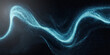© MD OSMAN - Swirling blue energy wave with particle dust abstract particles background technology artistic streaming movement wallpaper electric atmosphere abstracted
