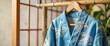 © Vladimir - Single yukata on bamboo rack for Tanabata
