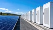© Graphi Fusion - Utility Scale Solar Energy Storage System with Battery Cabinets and Photovoltaic Power Plant