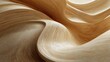 © Sulawesi - Abstract flowing organic wooden waves, smooth, textured, warm natural tones