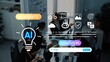 © InfiniteFlow - A diverse group of professionals collaborates in an office setting, utilizing advanced technology tools and discussing innovative AI concepts to enhance business strategies. Entropy.