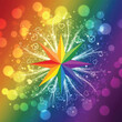 © Harsono - Colorful Rainbow Explosion of Lights.