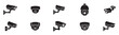 © Jeremy_Show - Security camera icon. CCTV vector icon set. Video surveillance CCTV camera icon. Security camera. Vector Illustration. EPS 10