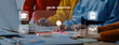 © InfiniteFlow - Engaging scene of students collaborating in an online education setting, using digital tools and multimedia resources for effective learning experiences. Trope