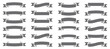 © MOHAMMAD - Ribbon Banners Silhouette Pattern On A Light Surface
