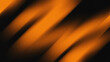 © Arthapicture - Abstract diagonal orange light rays background with black shadow and grainy texture