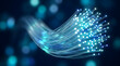 © Dini-Pixels - Glowing optical fiber cables, fastest internet