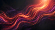 © RIMON - Vibrant digital waveform with glowing particles on dark background