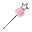 © Adi - Sparkling Star Magic Wand with Pink Feather Pom Pom