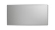 © TANZILA - Minimalist metallic rectangular panel with reflective surface for design mockups.