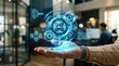 © BIZTECHART - Harnessing ai technology for innovative business solutions in modern office environments showcasing digital concepts and interactive demonstrations