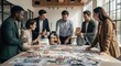 © Chainarong - A diverse professional team of interior designers and creative experts collaborating on a collaborative design project in a modern office studio