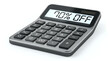 © FauziAN Studio - Calculator Showing 70% OFF Isolated On White Background For Sales