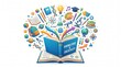 © Citra - An educational journey concept showing knowledge and creativity exploding from an open book
