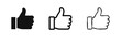 © drawing lines - Thumbs Up Hand Gesture Icons Set - Solid, Outline, and Sketch Styles for Approval and Social Media