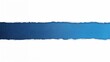 © Kanika Graphic - Blue torn paper strip with ripped edges on white background for design and craft projects