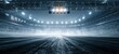 © Аrtranq - Empty stadium at night with beams of light and dramatic atmosphere