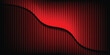 © Mall11 - Abstract geometric background with vertical lines, a dark wavy shadow curve, and glowing red gradients. Modern 3D stripe texture for tech, dramatic, or corporate backdrop