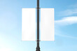 © Reza Andika - Blank street pole bannar for mockup