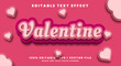 © Text monster - valentine text effects, modern colors. Text style effects.
