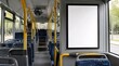 © Rhony - Blank white poster inside the bus