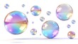 © fandi - Iridescent Bubbles Floating in Air.