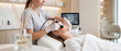 © MaksymFilipchuk - Professional facial RF treatment at modern medical spa with aesthetician performing skin tightening