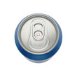 © KAZIOMAR - A close-up view of a shiny blue and silver soda can